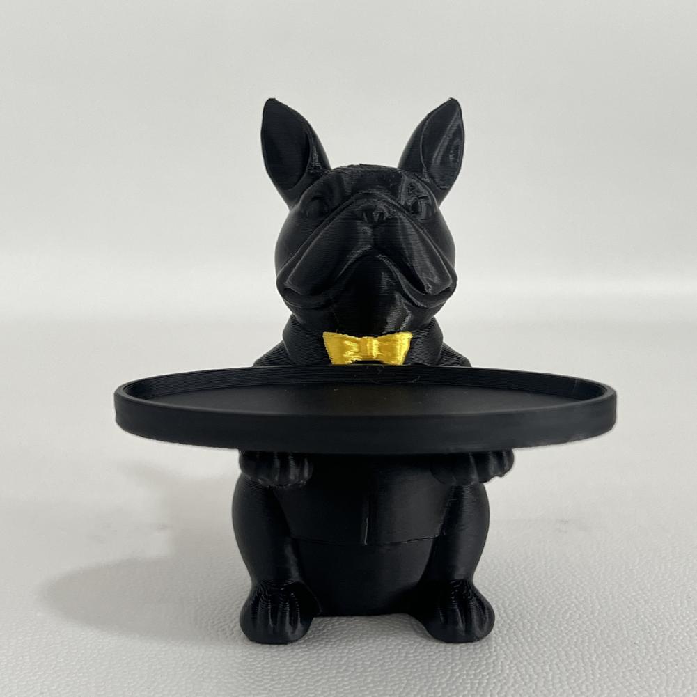 Jewelry Making Board - French Bulldog Statue Tray Organizer for