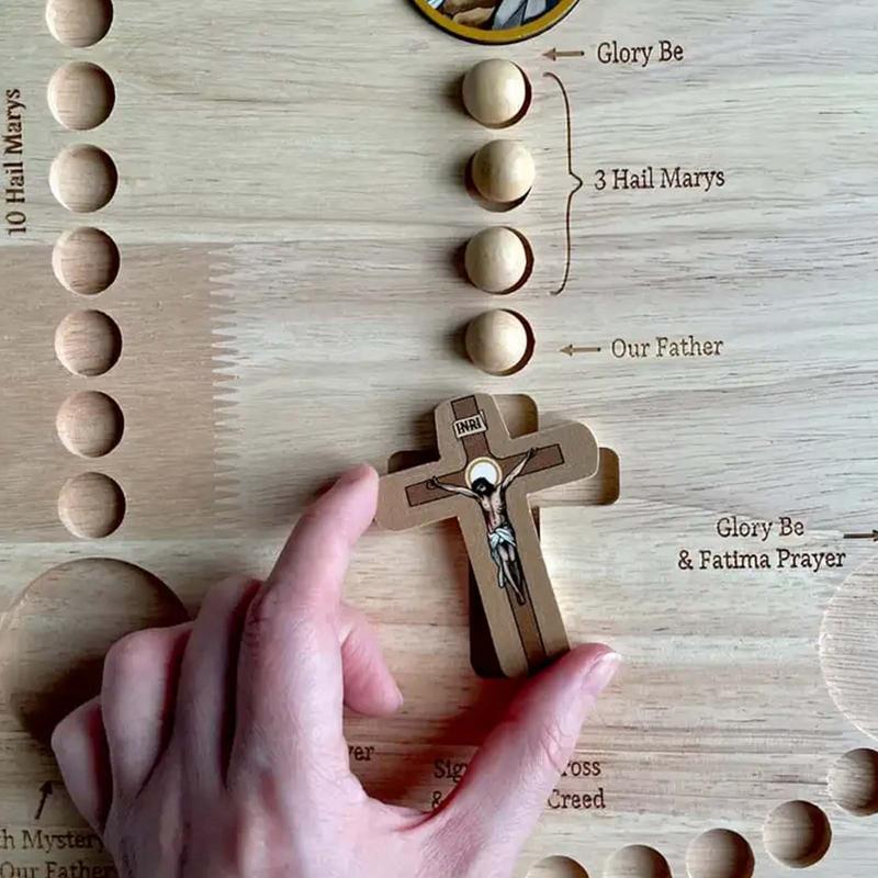 Wooden Rosary Beads Board With - огляд і ціна Jewelry Making Board