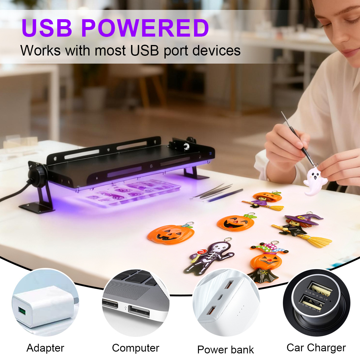 50 96 144 LED UV Resin Curing  - огляд і ціна Jewelry Making Dc