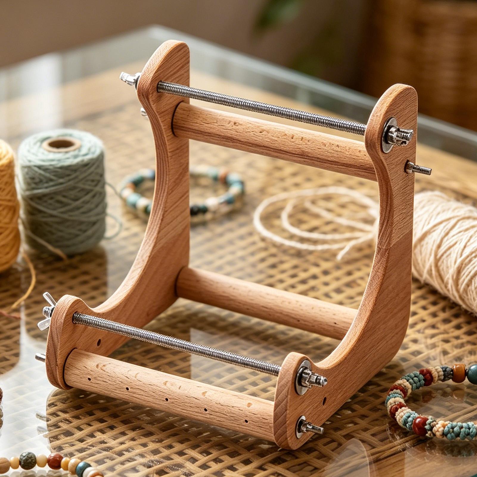 Wood Beading Loom Adjustable V - огляд і ціна Jewelry Making Machines