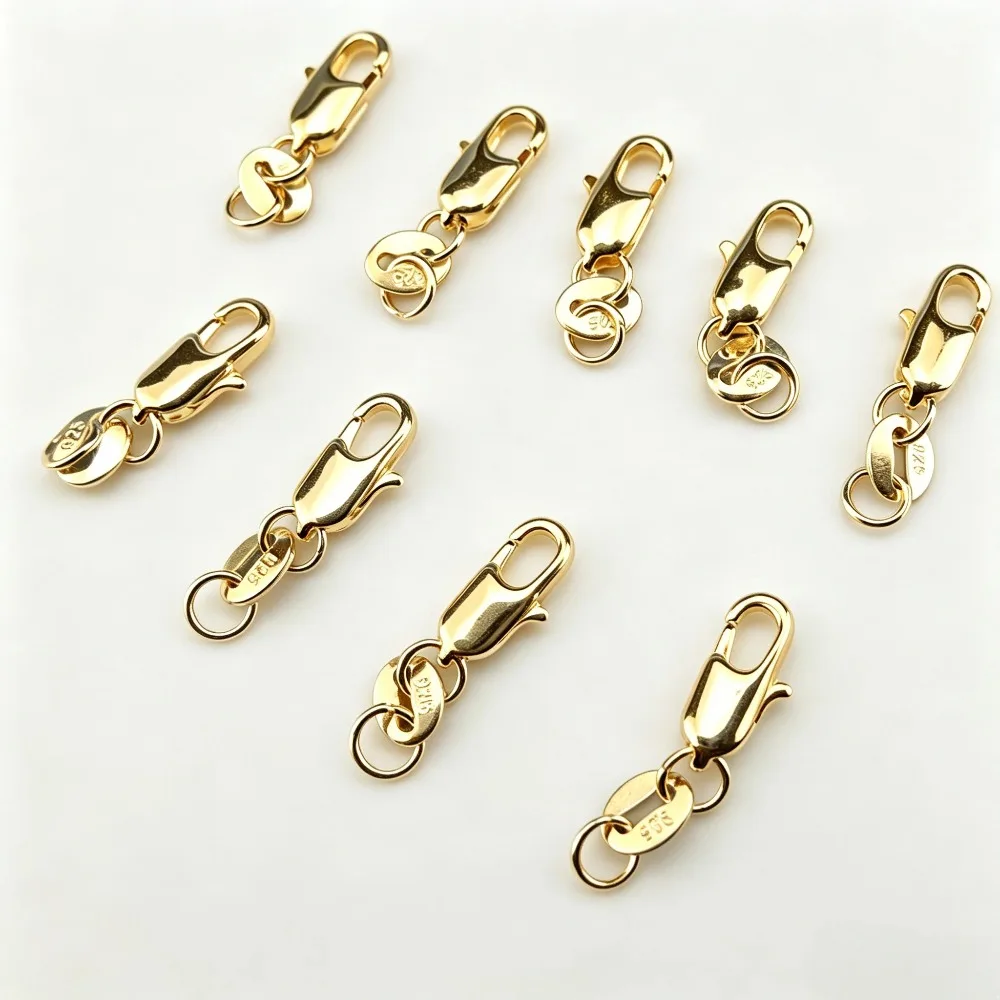20PCS Silver Plated Universal  - огляд і ціна Lobster Clasp Silver