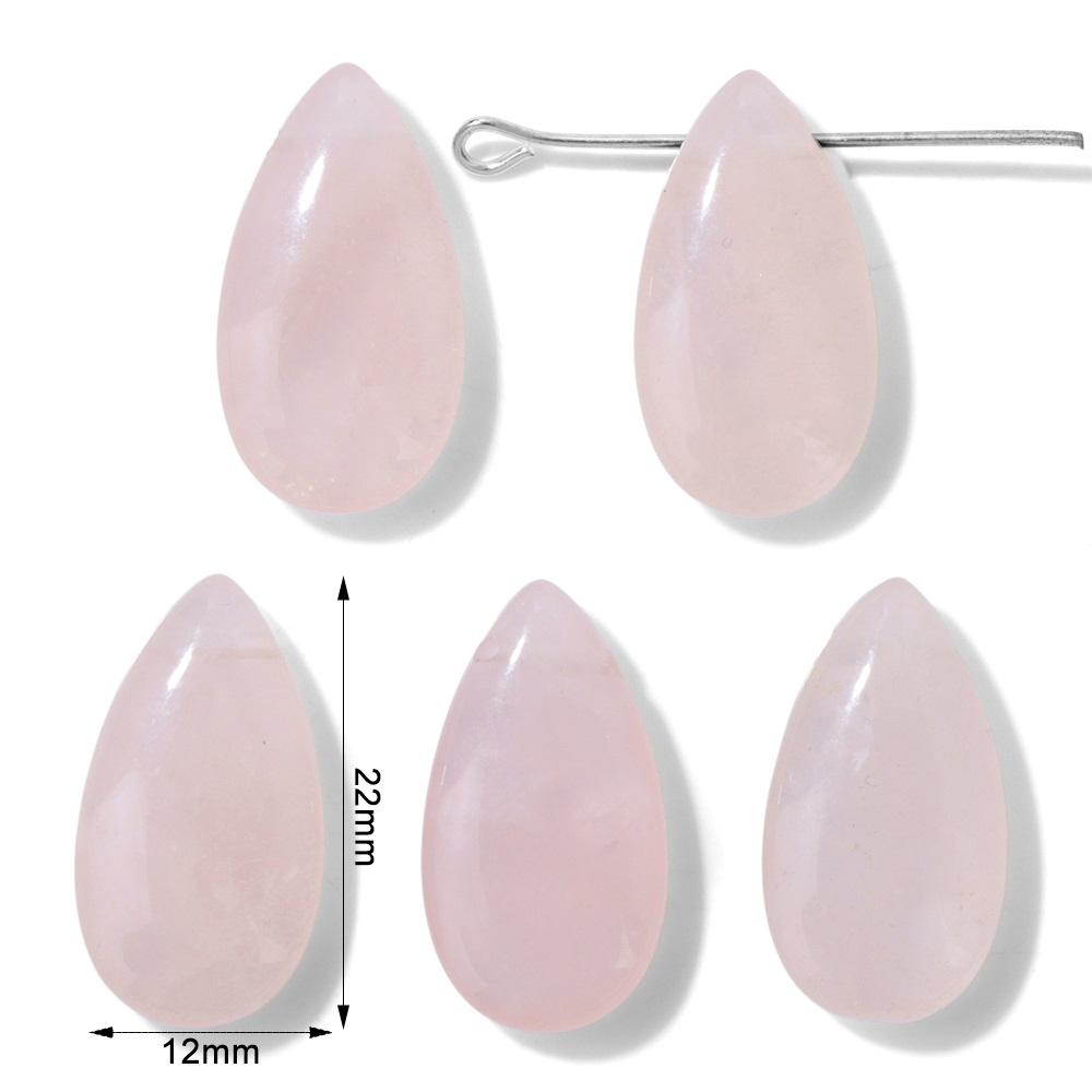 2PCS Natural Teardrop Stone Pe - огляд і ціна Jewelry Making Gemstones