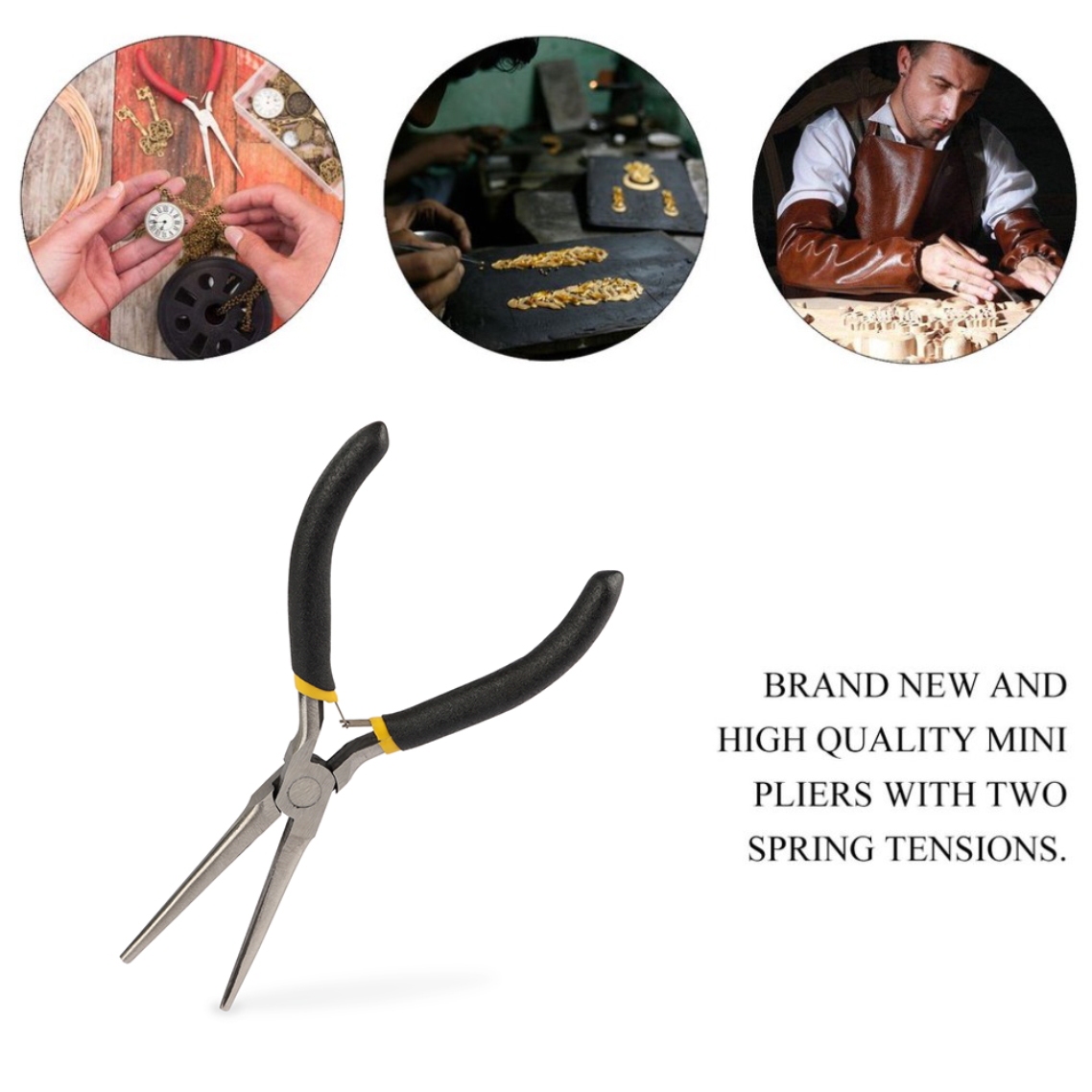 Mini Needle Nose Pliers Carbon - огляд і ціна Jewelry Making Machines